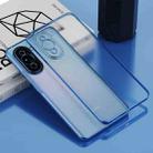 For Huawei nova 10 Electroplated Frosted Phone Case(Blue) - 1