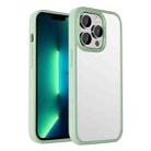 For iPhone 13 Pro Shadow Series Frosted Airbag Shockproof Phone Case (Green) - 1