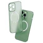 For iPhone 13 Magsafe Magnetic Frosted PP Phone Case(Green) - 1