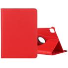 For iPad Air 13 2024 / iPad Pro 12.9 2022 / 2021 / 2020 Litchi Texture Horizontal Flip 360 Degrees Rotation Leather Tablet Case with Holder(Red) - 1