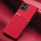 For OPPO A57 4G Classic Tilt Magnetic Phone Case(Red) - 1