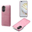 For Huawei nova 10 Pro Calf Texture PC + PU Phone Case(Pink) - 1