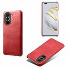 For Huawei nova 10 Pro Calf Texture PC + PU Phone Case(Red) - 1