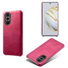 For Huawei nova 10 Calf Texture PC + PU Phone Case(Rose Red) - 1