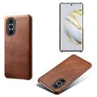 For Huawei nova 10 Calf Texture PC + PU Phone Case(Brown) - 1