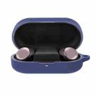 EQ Silicone Bluetooth Earphone Cover with Carabiner For B&O Beoplay(Dark Blue) - 1