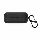 EQ Silicone Bluetooth Earphone Cover with Carabiner For B&O Beoplay EX(Black) - 1