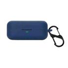 EQ Silicone Bluetooth Earphone Cover with Carabiner For B&O Beoplay EX(Dark Blue) - 1