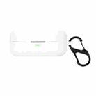 EQ Silicone Bluetooth Earphone Cover with Carabiner For B&O Beoplay EX(White) - 1