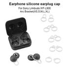 Bluetooth Headset Silicone Ear Cap Set For Sony LinkBuds WF-L900(White) - 3