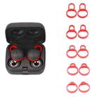 Bluetooth Headset Silicone Ear Cap Set For Sony LinkBuds WF-L900(Red) - 1