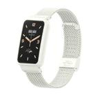 For Xiaomi Mi Band 7 Pro Milan Buckle Steel Metal Watch Band(Ivory White) - 1