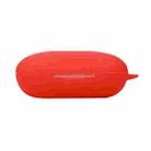 Pure Color Bluetooth Earphone Silicone Protective Case with Carabiner For Skullcandy Push Active(Red) - 1