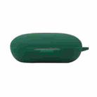 Pure Color Bluetooth Earphone Silicone Protective Case with Carabiner For Skullcandy Push Active(Dark Green) - 1