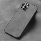 Frosted Skin Feel Phone Case For iPhone 12 Pro Max(Silver Grey) - 1