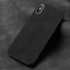 Frosted Skin Feel Phone Case For iPhone XS Max(Black) - 1