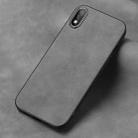 Frosted Skin Feel Phone Case For iPhone XR(Silver Grey) - 1