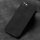 For iPhone SE 2022 / SE 2020 / 8 / 7 Frosted Skin Feel Phone Case(Black) - 1