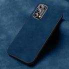 For OPPO Reno5 Frosted Skin Feel Phone Case(Blue) - 1