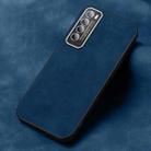 For Huawei nova 7 Frosted Skin Feel Phone Case(Blue) - 1