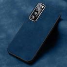 For Huawei nova 7 Pro Frosted Skin Feel Phone Case(Blue) - 1