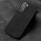 For Huawei nova 7 SE Frosted Skin Feel Phone Case(Black) - 1