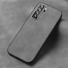 For Huawei nova 7 SE Frosted Skin Feel Phone Case(Silver Grey) - 1