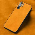 For Huawei P30 Pro Frosted Skin Feel Phone Case(Light Red Orange) - 1