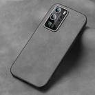 For Huawei P40 Pro Frosted Skin Feel Phone Case(Silver Grey) - 1