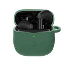 Pure Color Bluetooth Earphone Silicone Case For SoundPEATS Air 3(Dark Green) - 1