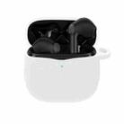 Pure Color Bluetooth Earphone Silicone Case For SoundPEATS Air 3(White) - 1