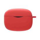 Pure Color Bluetooth Earphone Silicone Case For SoundPEATS Air3 Pro(Red) - 1