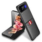 For Samsung Galaxy Z Flip4 5G GKK Litchi Texture Card Slot Phone Case(Grey) - 1