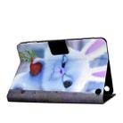 For Amazon Kindle Fire 7 2022 Electric Horizontal Flat Painted Leather Tablet Case(White Rabbit) - 5