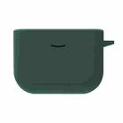 Earphone Silicone Protective Cover With Carabiner For Sony WF-1000XM3(Dark Green) - 1