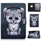 For Amazon Kindle Fire 7 2022 Electric Horizontal Flat Painted Leather Tablet Case(Music Panther) - 1