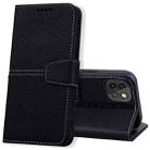 For Samsung Galaxy A22 5G / A22s 5G Litchi RFID Leather Phone Case(Black) - 1