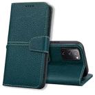 For Samsung Galaxy S20 FE 5G Litchi RFID Leather Phone Case(Green) - 1