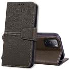 For Samsung Galaxy S20 FE 5G Litchi RFID Leather Phone Case(Khaki) - 1