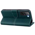 For Samsung Galaxy S21+ 5G Litchi RFID Leather Phone Case(Green) - 3
