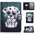 For Amazon Kindle Fire 7 2022 Electric Horizontal Flat Painted Leather Tablet Case(Dalmatian) - 1