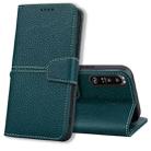 For Sony Xperia 1 III Litchi RFID Leather Phone Case(Green) - 1