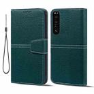 For Sony Xperia 1 III Litchi RFID Leather Phone Case(Green) - 2