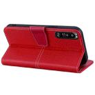 For Sony Xperia 1 III Litchi RFID Leather Phone Case(Red) - 3