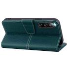 For Sony Xperia 10 III Litchi RFID Leather Phone Case(Green) - 3