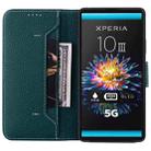 For Sony Xperia 10 III Litchi RFID Leather Phone Case(Green) - 4