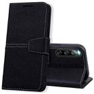 For Sony Xperia 10 III Litchi RFID Leather Phone Case(Black) - 1