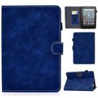 For Amazon Kindle Fire 7 2022 Cowhide Texture Smart Leather Tablet Case(Blue) - 1