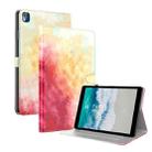 For Nokia T10 Watercolor Pattern Flip Leather Tablet Case(Spring Cherry) - 1