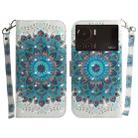 For Infinix Note 12 VIP 3D Colored Horizontal Flip Leather Phone Case(Peacock Wreath) - 1